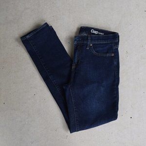 Gap Dark Wash Girlfriend Jeans